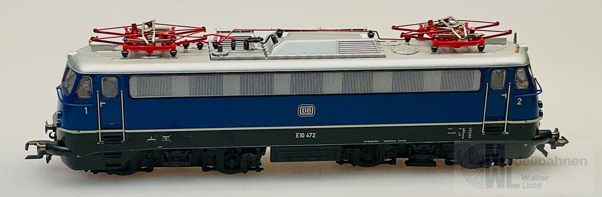 Roco 43791 - Roco - E-Lok E10 472 DB Ep.III blau Bügelfalte H0/GL